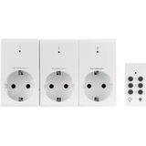 REV Funkschalt-Set Standard 3+1 ws 00834514 Draadloze schakelaarset 4-delig Binnen 1000 W