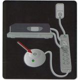 Stekkerdoos - 2 m Kabel - Slagvast Kunststof - 4 Stopcontacten