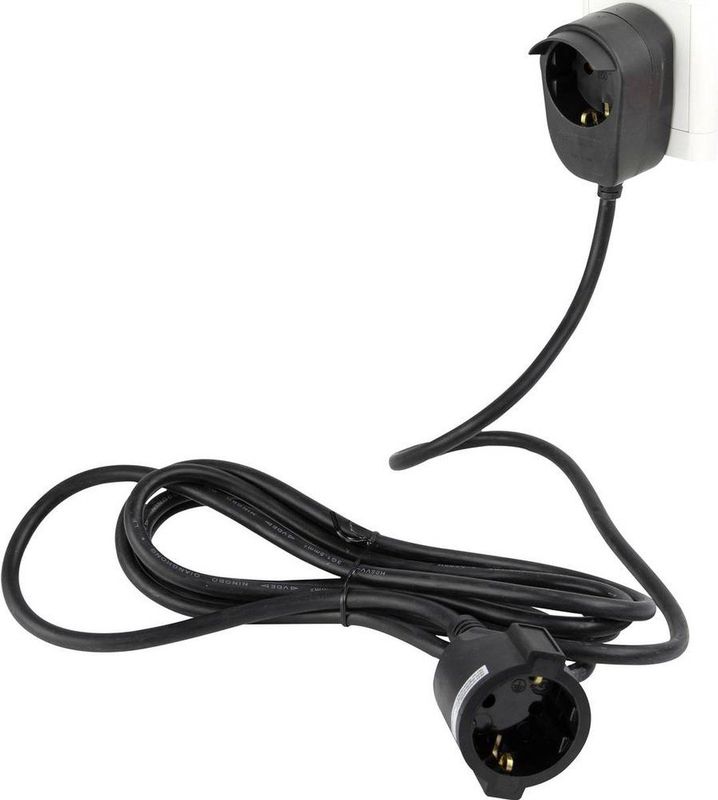 REV - Powersplit - Verlengsnoer - 5 Meter - H05VV-F - Kindersluiting