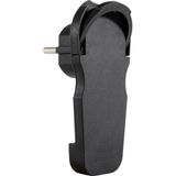 REV Stekkerdoos, schokbestendigeplatte stekker met vermogen, wit