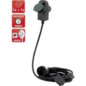 REV - Verlengsnoer - 25 Meter - Spatwaterdicht IP44 - 3500 W