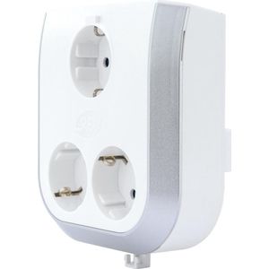 Stopcontacten - Grijs-Wit - MultiPower Adapter - 230 V~ 50 Hz 16 A 3500 W