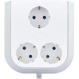 REV 0020330112-EF 3-voudig Stopcontactsplitter Wit