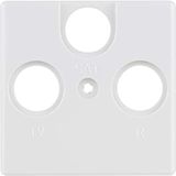 REV - Quadro - Afdekking Antennebus - Wit - Kunststof