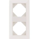 REV - Quadro - Stopcontacten Frame - Wit - Kunststof - 150 x 80 mm