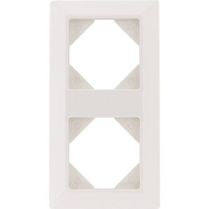 REV - Quadro - Stopcontacten Frame - Wit - Kunststof - 150 x 80 mm