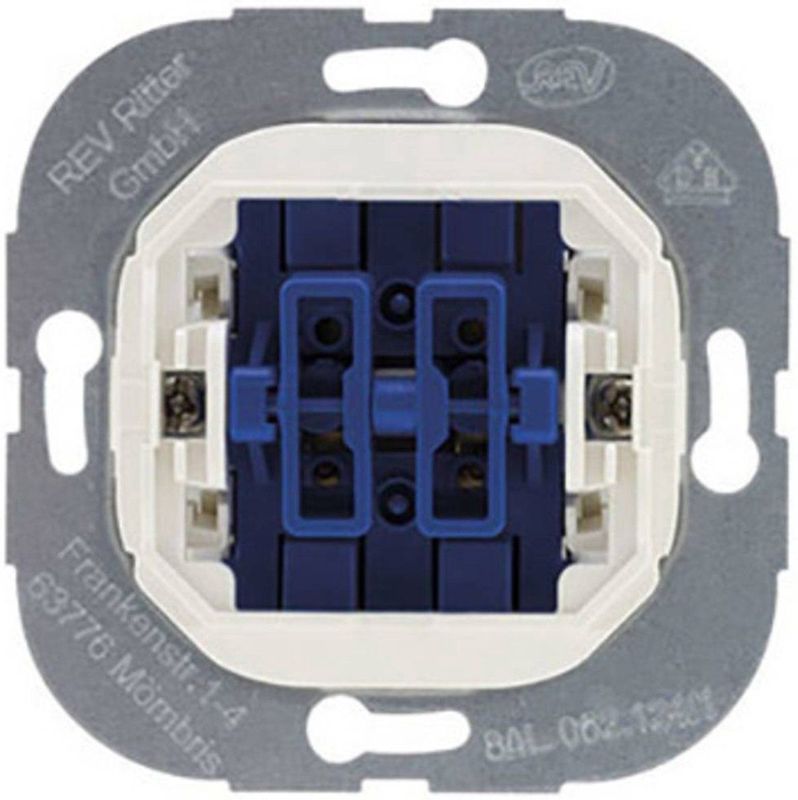 REV Ritter - Serieschakelaar - 72 x 72 x 40 mm - Klemtechniek - 10 A