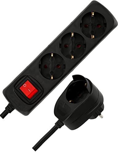REV - PowerSplit - Meervoudige Stekkerdoos - 5 m Kabel - Slagvast Kunststof