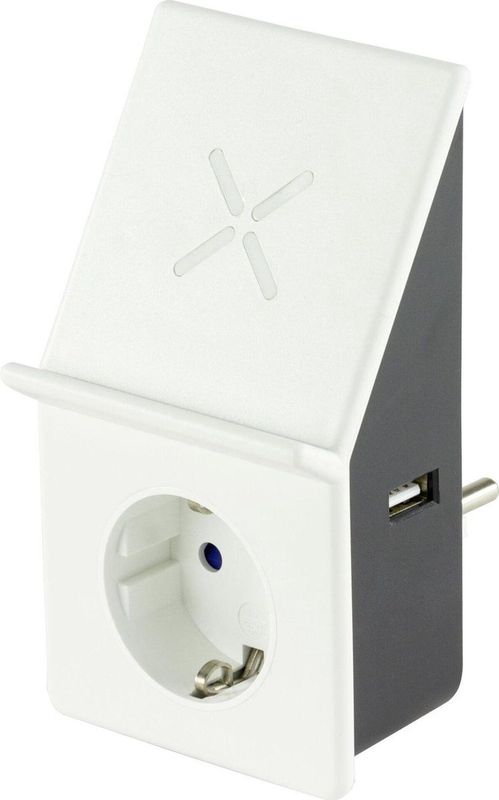 REV - USB Oplaadadapter - Wit - Draadloos Opladen - 10 W