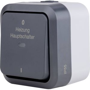 REV - AquaStorm - Hoofdverwarmingsschakelaar - Antraciet - IP55