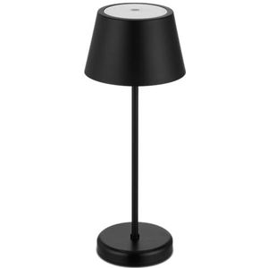 REV LED accu tafellamp touch dimbaar, zwart 2021001500