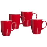 Ritzenhoff & Breker - DOPPIO - Kaffeebecher - Anthrazit - Porzellan - 4er Set