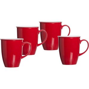 Ritzenhoff & Breker - DOPPIO - Kaffeebecher - Anthrazit - Porzellan - 4er Set