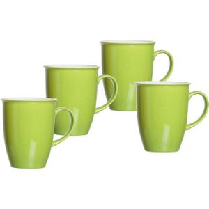Ritzenhoff & Breker - DOPPIO - Kaffeebecher - Anthrazit - Porzellan - Set van 4