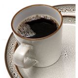 Ritzenhoff & Breker Becher »Visby,«, (Set, 6 tlg., 6 Kaffeebecher (400 ml, 9 cm Durchmesser, 9 cm hoch), Steinzeug, handveredelt, jedes Stück ein Unikat, 400 ml. 6-teilig
