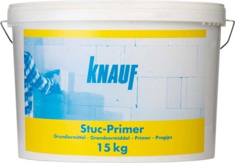 Knauf - Stuc-Primer - Emmer 15 kg - Voorstrijk voor Gipspleisters
