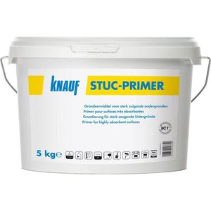 Knauf - Stuc-Primer 7913 - Emmer 5kg - Voorstrijk voor Gipspleisters