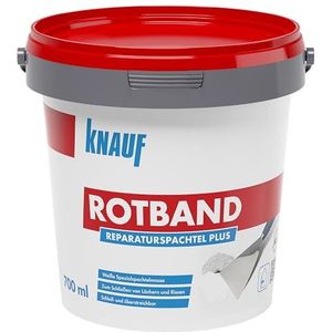 Knauf Rotband Reparatieplamuur Plus 700 ml - speciale pastamassa voor het sluiten van uitbraken, gaten en scheuren