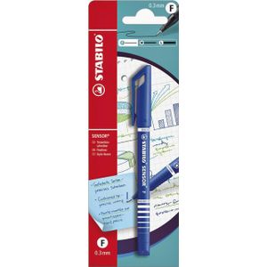 25 x Stabilo Fineliner Sensor fine 0,3mm blau Blisterkarte