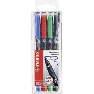 Stabilo Folienstift mittel permanent VE=4 Stück