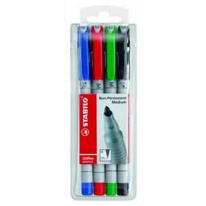 STABILO OHPen universal Folienstifte-Set farbsortiert non-permanent 4 St.