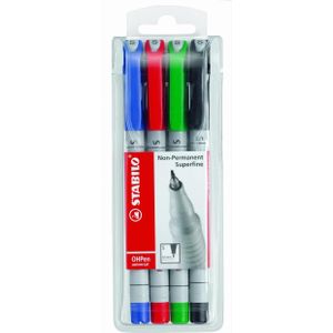 STABILO OHPen universal Folienstifte-Set 0.4 mm Mehrfarbig