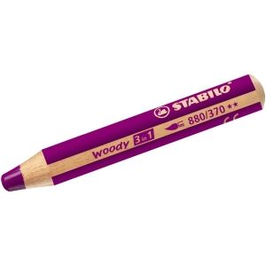 STABILO woody 3 in 1 - Multitalent Kleurpotlood - Lila