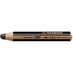 Stabilo Woody 3in1 kleurpotlood zwart