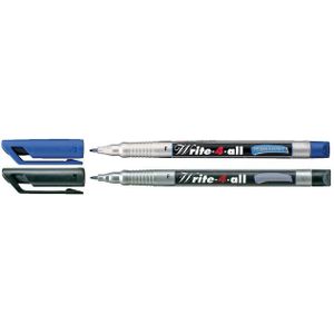 Stabilo Write-4-all point marker, middelgroot, 0,7 mm, blauw, 10 stuks
