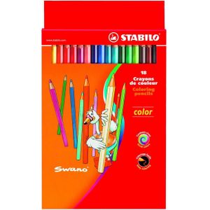 6 x Stabilo Buntstift color Kartonetui mit 18 Stiften