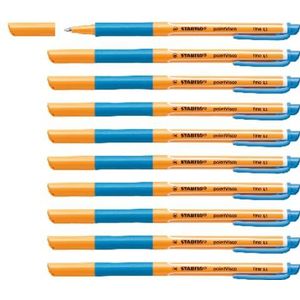 Rollerpen STABILO PointVisco 1099/51 azuurblauw | 10 stuks