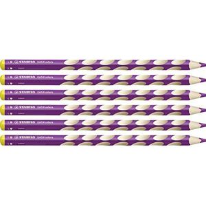 STABILO EASYcolors Ergonomische kleurpotloden, paars, 6 stuks