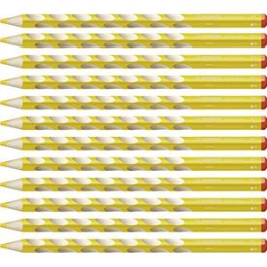 Stabilo EASYcolors Ergonomische kleurpotloden voor rechtshandigen, geel, 12 stuks