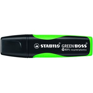 STABILO GREEN BOSS - Markeerstift - Gemaakt Van 83% Gerecycled Plastic - Groen - Per Stuk