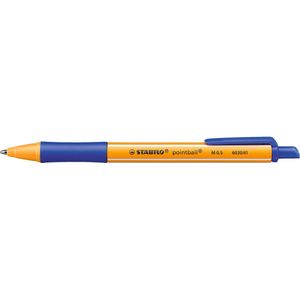 STABILO Pointball - Balpen 0,5 mm - Navulbaar - Blauw - Doos 10 stuks