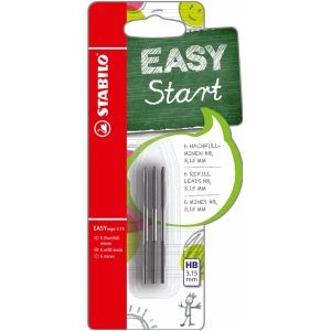 STABILO EASYergo - Vulpotloodvulling - 3.15 mm - Blister 6 stuks