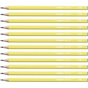 STABILO Pencil 160 grafietpotlood HB met geharde kop, geel, 12 stuks