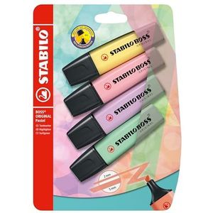 10 x Stabilo Textmarker Boss Original Pastel Blisterkarte VE=3 Stück