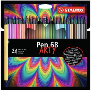 Premium-Filzstift Pen 68 Kartonetui Arty VE=24 Farben