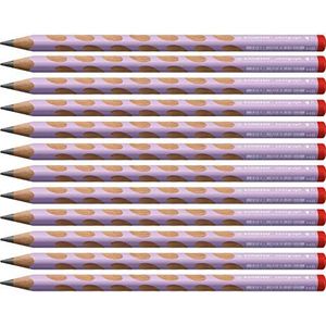STABILO - EASYgraph - Ergonomisch Driehoekig Potlood - Pastelpaars - Verpakking van 12