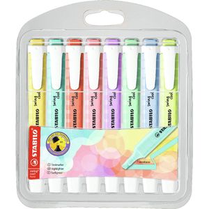 5 x Stabilo Textmarker swing cool Pastel Etui Etui VE=8 Stifte