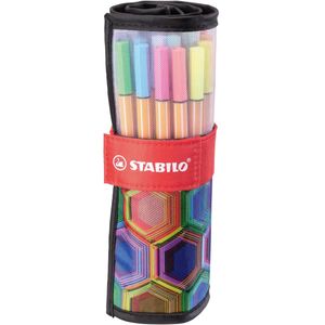 STABILO Point 88 - Fineliner - 25 Kleuren - Waterbasis - Geurvrij