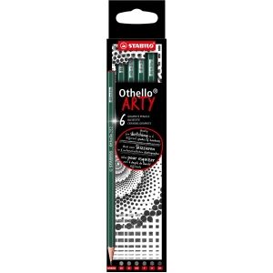 Bleistift Othello Etui -Arty- (gemischt) Kartonetui VE=6 St&#252;ck
