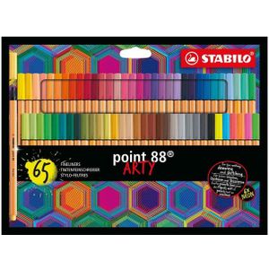 STABILO - Point 88 - Fineliner - Assorti - Set à 65 Stuks