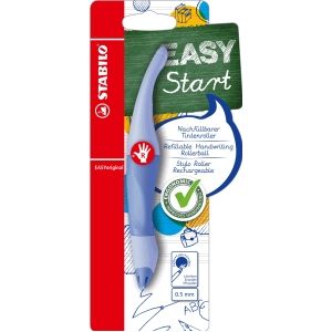STABILO EASYoriginal - Ergonomische Rollerball - Rechtshandig - Blauwe Inkt - Navulbaar - Pastel Luchtig Blauw