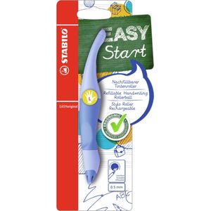 STABILO EASYoriginal - Ergonomische Rollerball - Linkshandig - Blauwe Inkt - Navulbaar - Pastel Luchtig Blauw