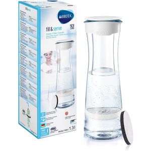 Brita Waterfilterkaraf - 1,3 Liter - Inclusief 1 MicroDisc Filter - BPA-vrij - Wit
