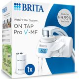Brita 1.2023.0413, Wasserhahnfilter, 600 l, Silber, Weiß