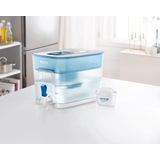 Brita 1027666 water filter Waterfilter in kan 8,2 l Blauw, Transparant, Wit