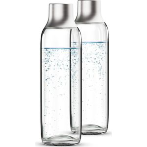 Brita SodaTRIO - 2 Glazen Flessen - Accessoires voor Sodamaker